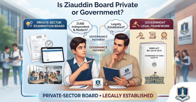 Is Ziauddin Board Private or Government?