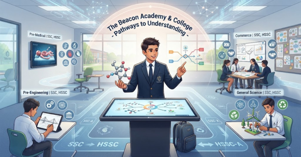 Ziauddin Board conceptual learning and flexible academic pathways at The Beacon Academy & College