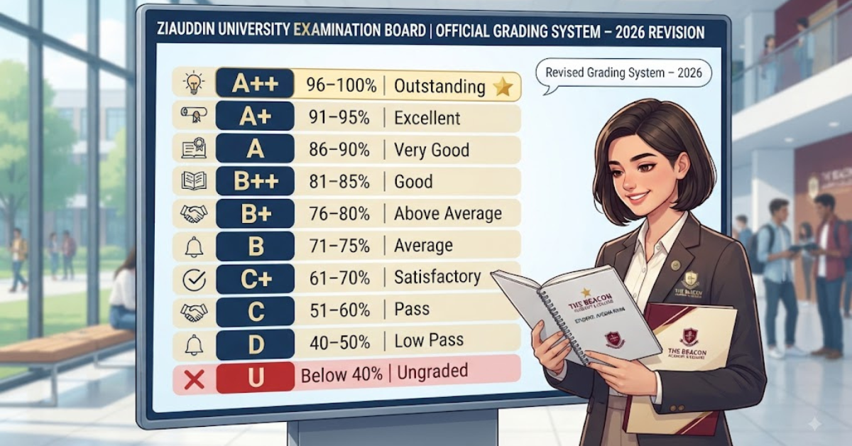 What Is the Grade System of Ziauddin Board?